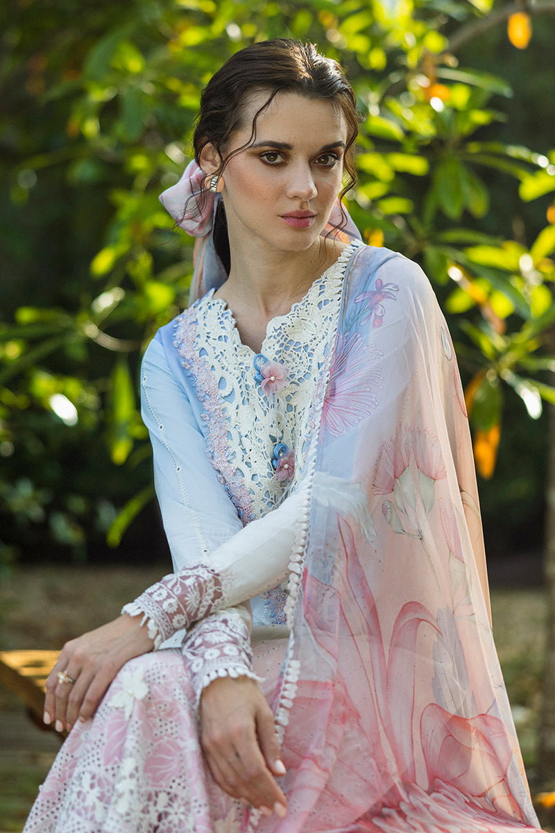Mushq | Solace Ombre Chikankari | Purezza by Maria Faisal - Registered Vendor of : Mushq - type : Ladies Clothes - 100% original wedding dresses