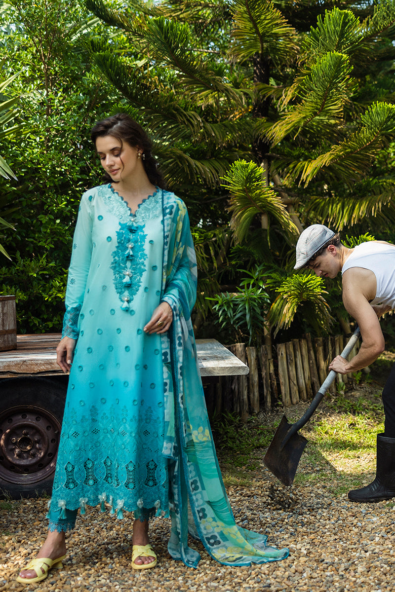 Mushq | Solace Ombre Chikankari | Amore by Maria Faisal - Registered Vendor of : Mushq - type : Ladies Clothes - 100% original wedding dresses