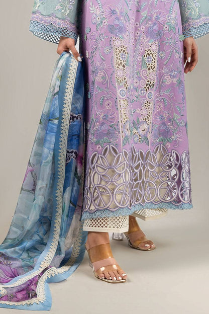 Mushq | Manaram Luxury Lawn 25 | Glowing Pulse by Maria Faisal - Registered Vendor of : Mushq - type : Ladies Clothes - 100% original wedding dresses