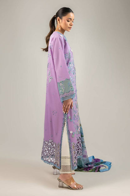 Mushq | Manaram Luxury Lawn 25 | Glowing Pulse by Maria Faisal - Registered Vendor of : Mushq - type : Ladies Clothes - 100% original wedding dresses