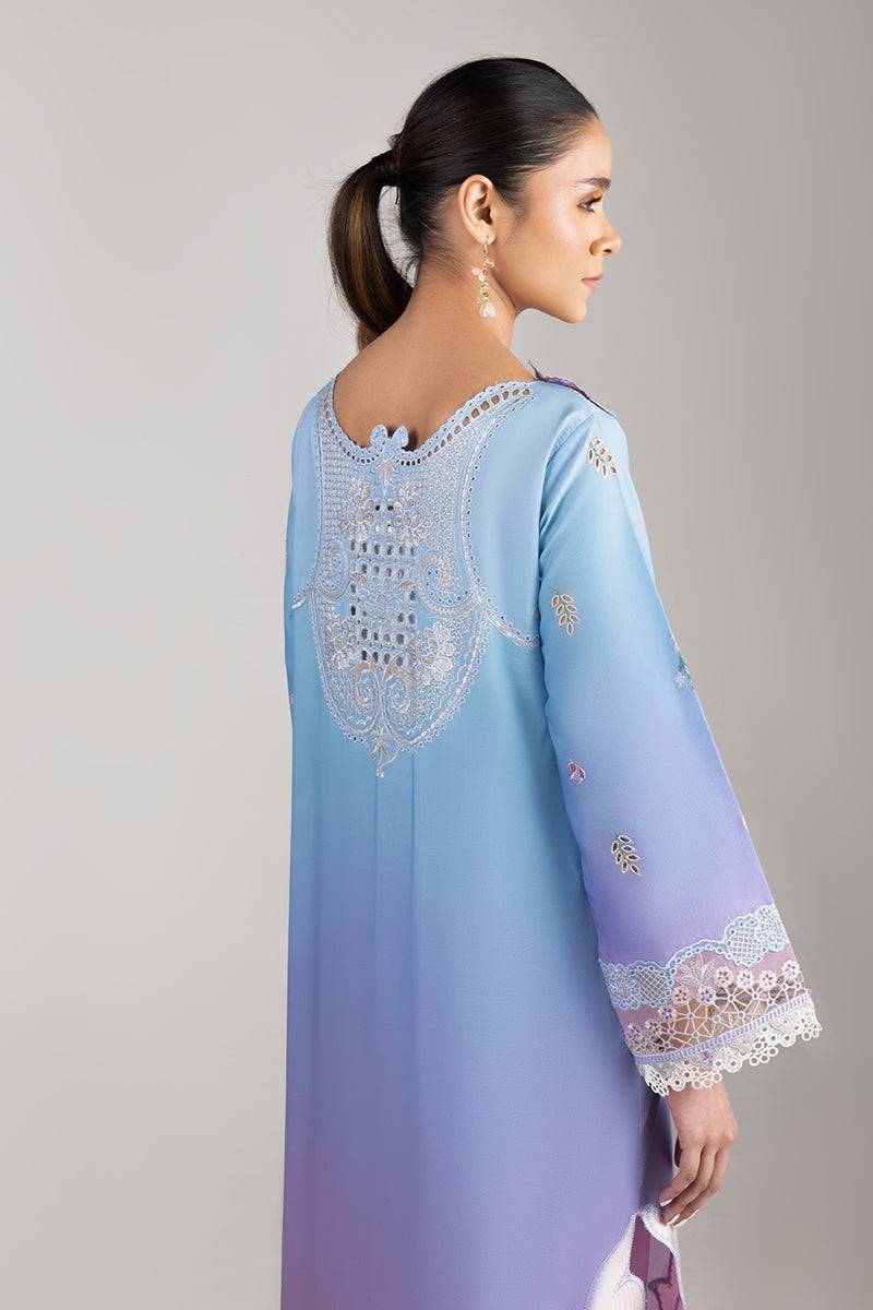 Mushq | Manaram Luxury Lawn 25 | Whispering Melody by Maria Faisal - Registered Vendor of : Mushq - type : Ladies Clothes - 100% original wedding dresses