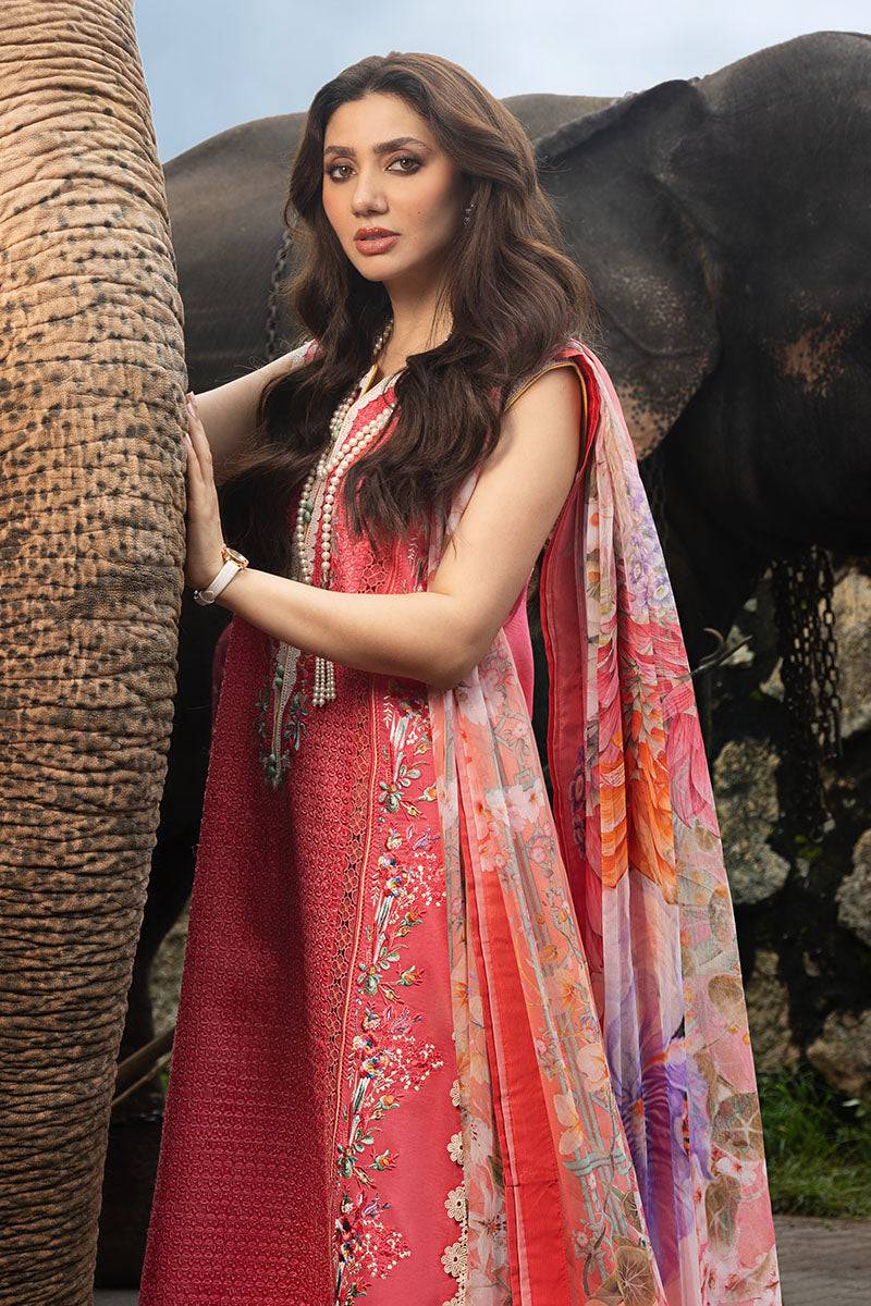 Mushq | Manaram Luxury Lawn 25 | Eternal Radiance by Maria Faisal - Registered Vendor of : Mushq - type : Ladies Clothes - 100% original wedding dresses