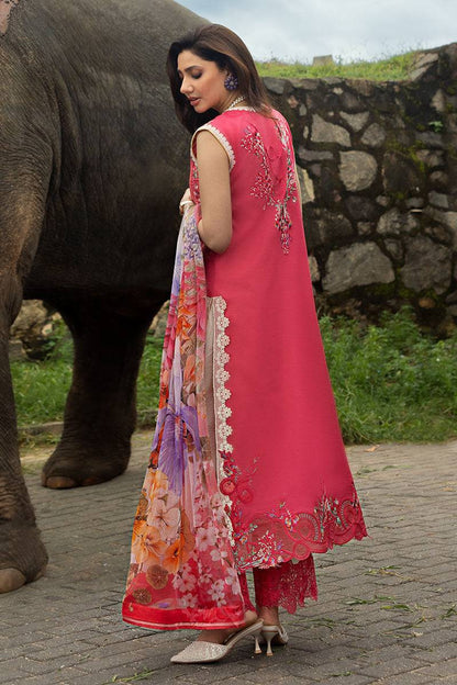 Mushq | Manaram Luxury Lawn 25 | Eternal Radiance by Maria Faisal - Registered Vendor of : Mushq - type : Ladies Clothes - 100% original wedding dresses