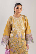 Mushq | Manaram Luxury Lawn 25 | Gold Glow by Maria Faisal - Registered Vendor of : Mushq - type : Ladies Clothes - 100% original wedding dresses