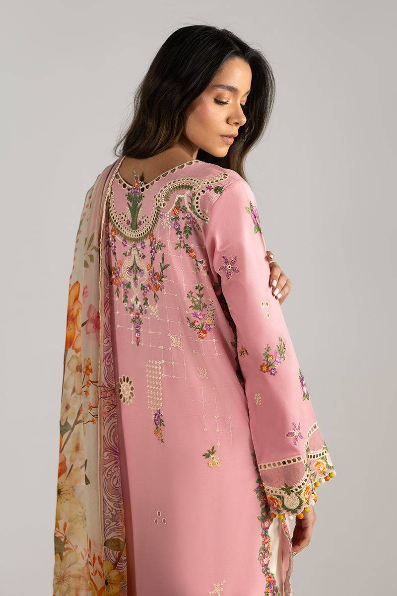 Mushq | Manaram Luxury Lawn 25 | Twinkling Tempos by Maria Faisal - Registered Vendor of : Mushq - type : Ladies Clothes - 100% original wedding dresses