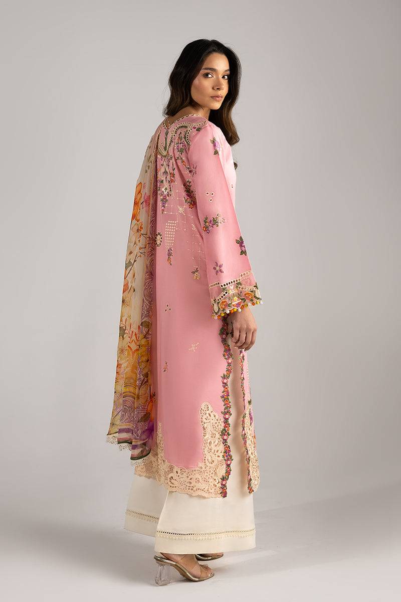 Mushq | Manaram Luxury Lawn 25 | Twinkling Tempos by Maria Faisal - Registered Vendor of : Mushq - type : Ladies Clothes - 100% original wedding dresses