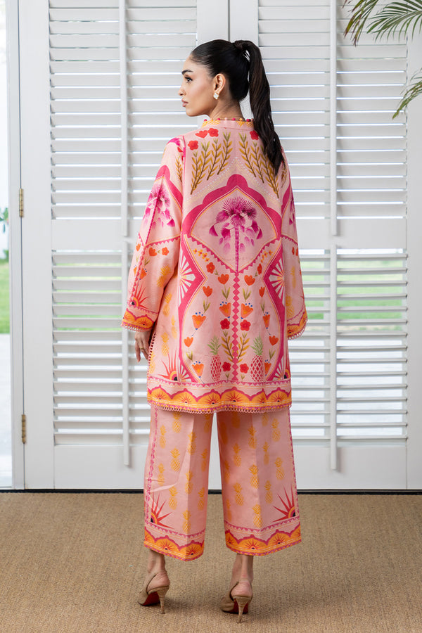 Mina Hassan | Signature Prints | Pink Aura - Ladies Clothes - Maria Faisal