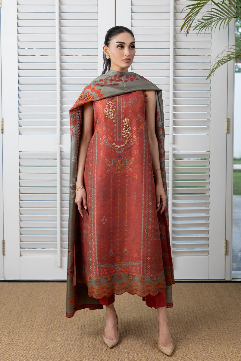 Mina Hasan | Signature Pret | Vintage Heritage - Luxury Dress - available at Maria Faisal in UK and USA.