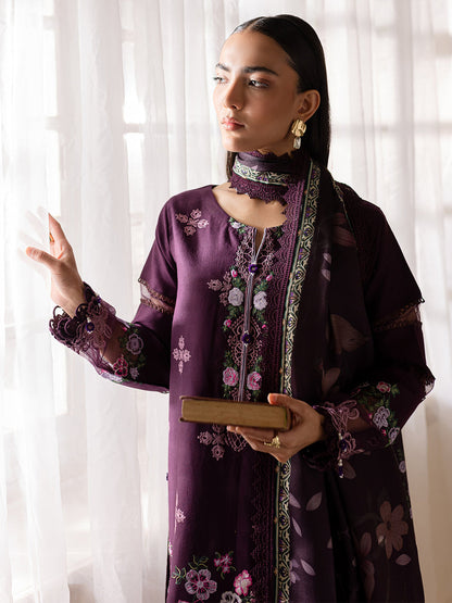 Parishay | Mira Winter | MW-10 | 3 PC Crepe - Designer Dress with Intricate embroidery and embellishments. Shop elegent wedding dress at Maria Faisal.