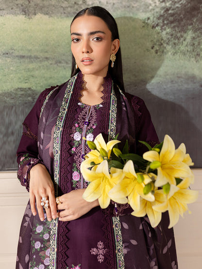 Parishay | Mira Winter | MW-10 | 3 PC Crepe - Designer Dress with Intricate embroidery and embellishments. Shop elegent wedding dress at Maria Faisal.