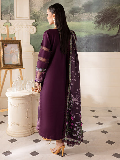 Parishay | Mira Winter | MW-10 | 3 PC Crepe - Designer Dress with Intricate embroidery and embellishments. Shop elegent wedding dress at Maria Faisal.