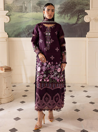 Parishay | Mira Winter | MW-10 | 3 PC Crepe - Designer Dress with Intricate embroidery and embellishments. Shop elegent wedding dress at Maria Faisal.