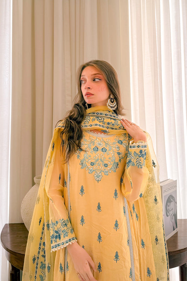 Maryum N Maria | Farisha Formals| NOEMIE - MW40086 - Ladies Clothes - Maria Faisal