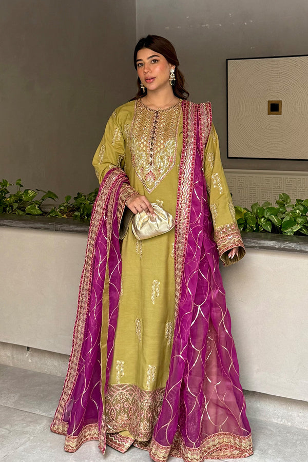 Maryum N Maria | Farisha Formals| MAELLE - MW40091 - Ladies Clothes - Maria Faisal