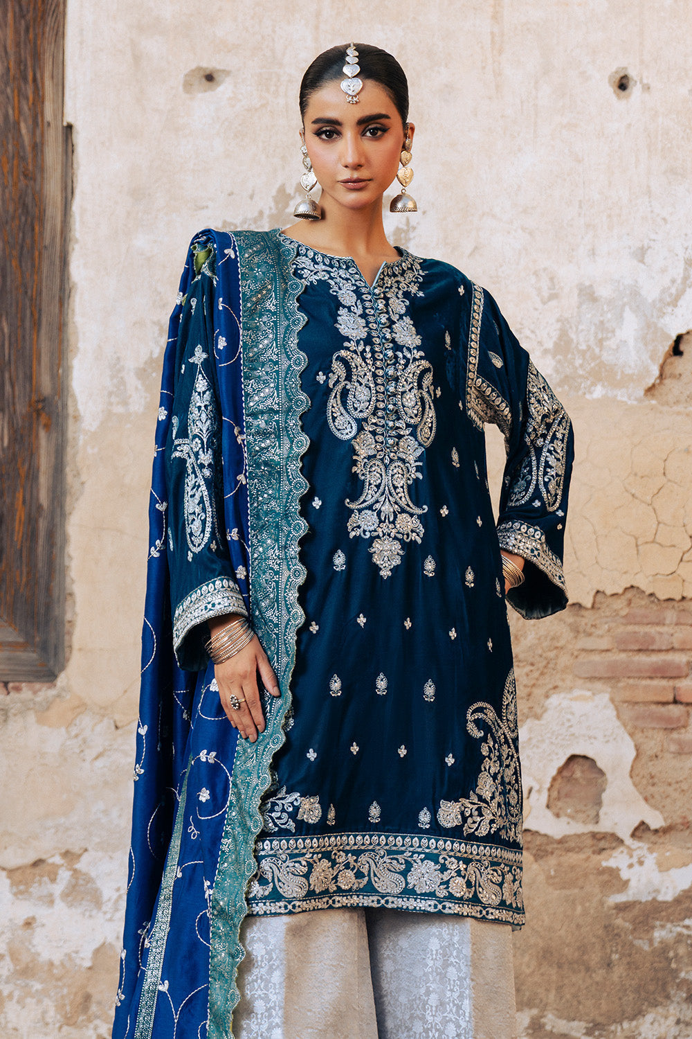 Maryum N Maria | Gulshan e Makhmal | ELISE - MSS5610 - Formal Dress - available at Maria Faisal in UK and USA.