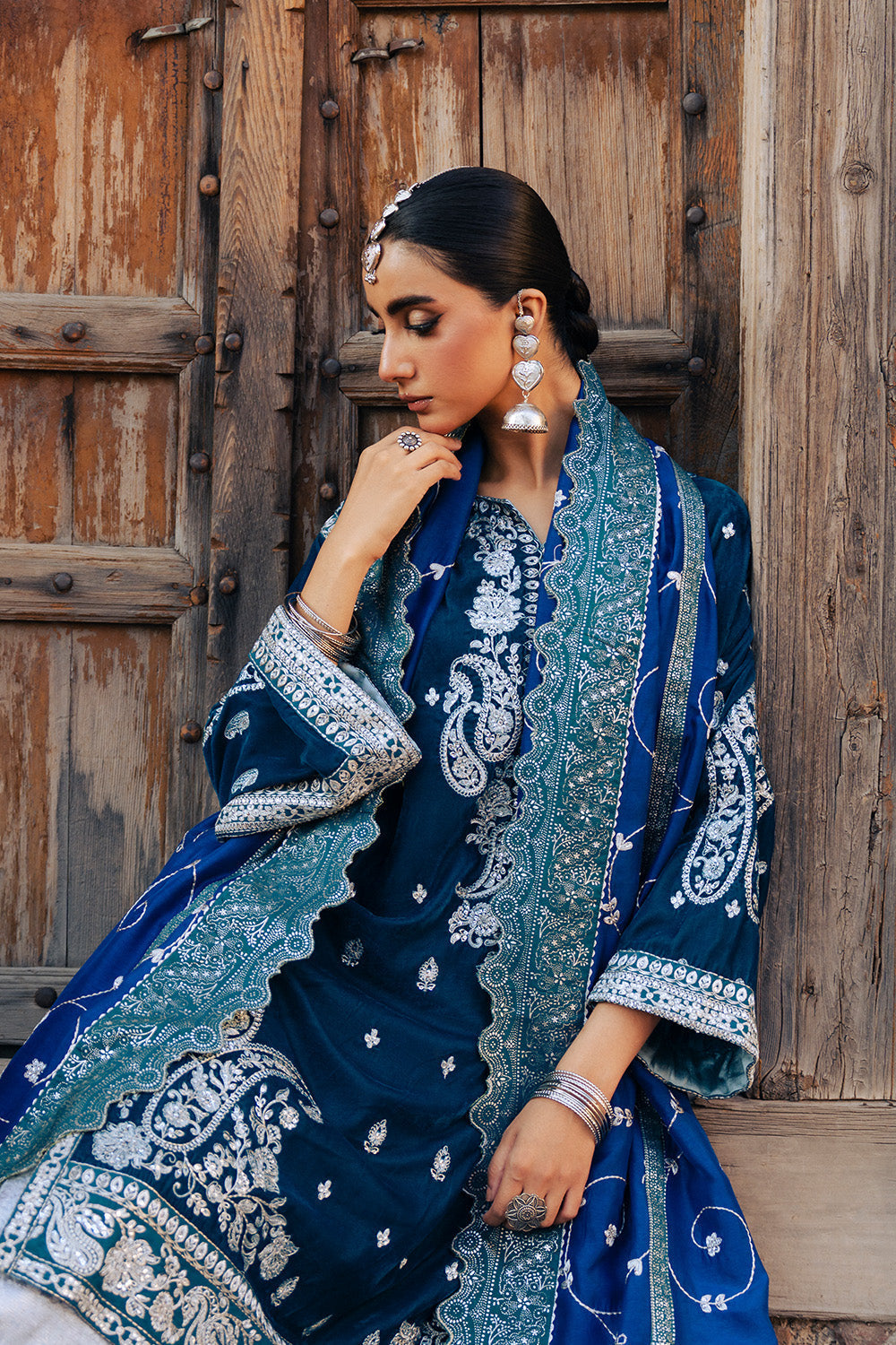Maryum N Maria | Gulshan e Makhmal | ELISE - MSS5610 - Formal Dress - available at Maria Faisal in UK and USA.