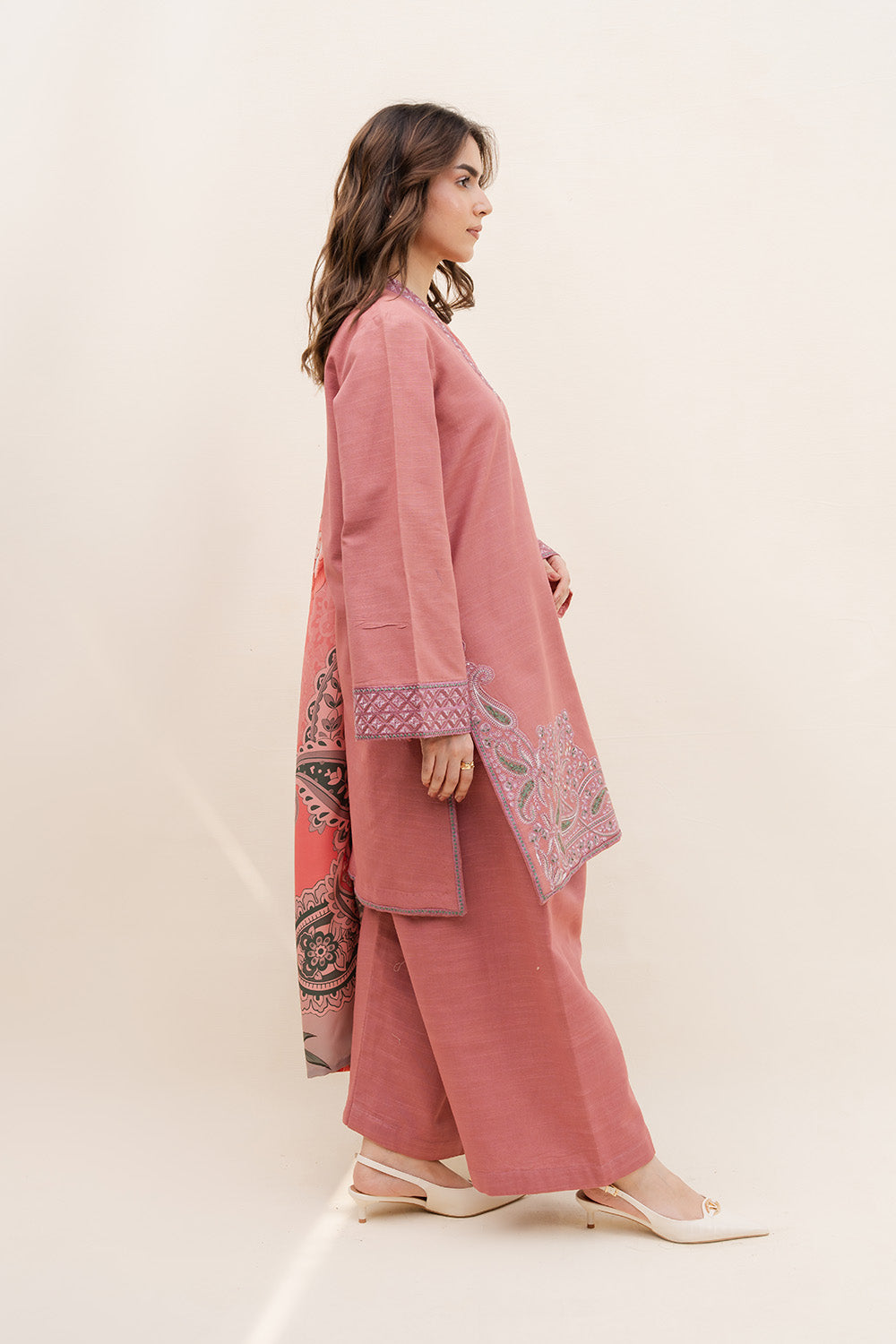 MOCHA MIST - MWS5815 – authentic Pakistani dress from the Latte Layers Pret collection for women in the UK