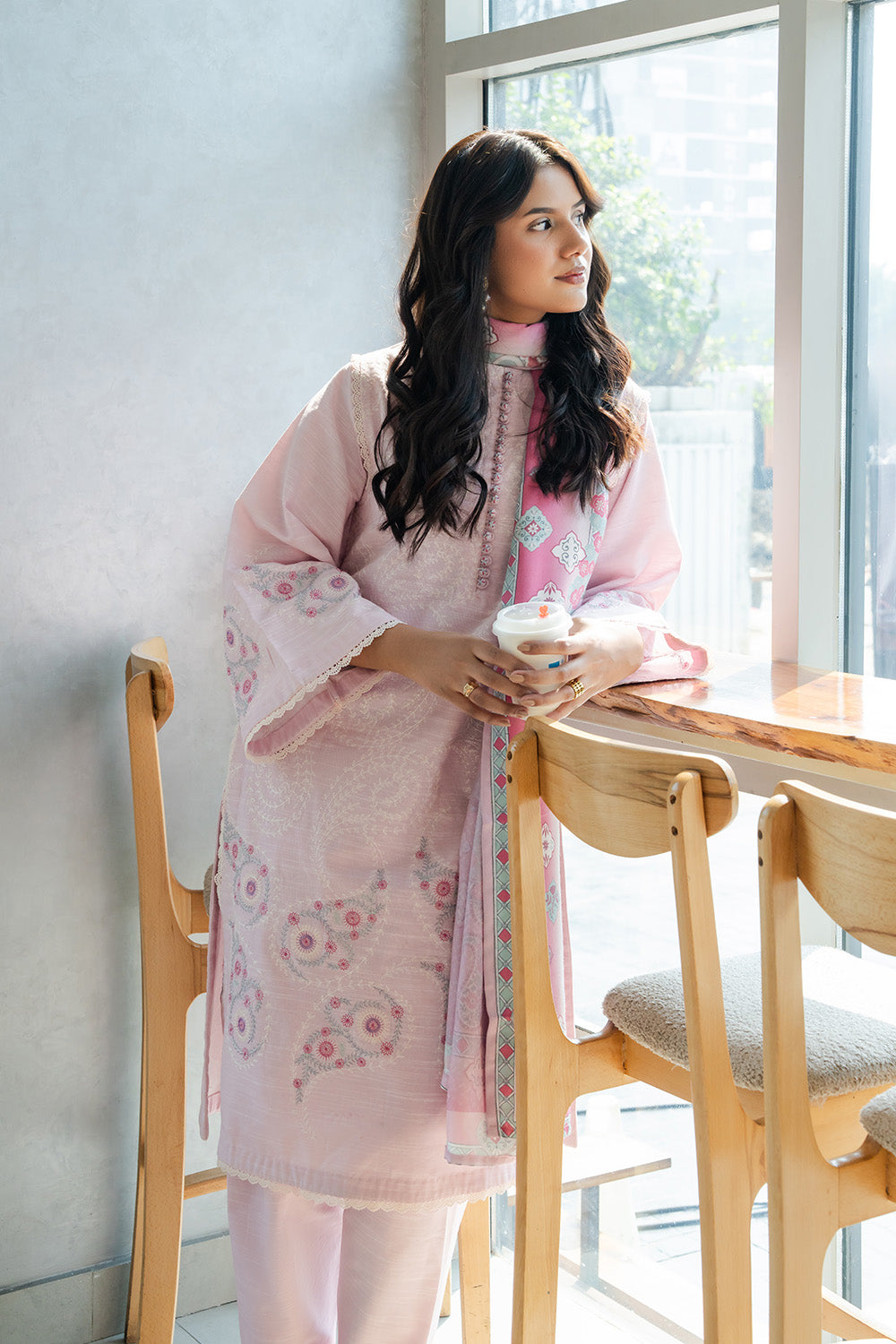 CAFE CREME - MWS5816 – authentic Pakistani dress from the Latte Layers Pret collection for women in the UK