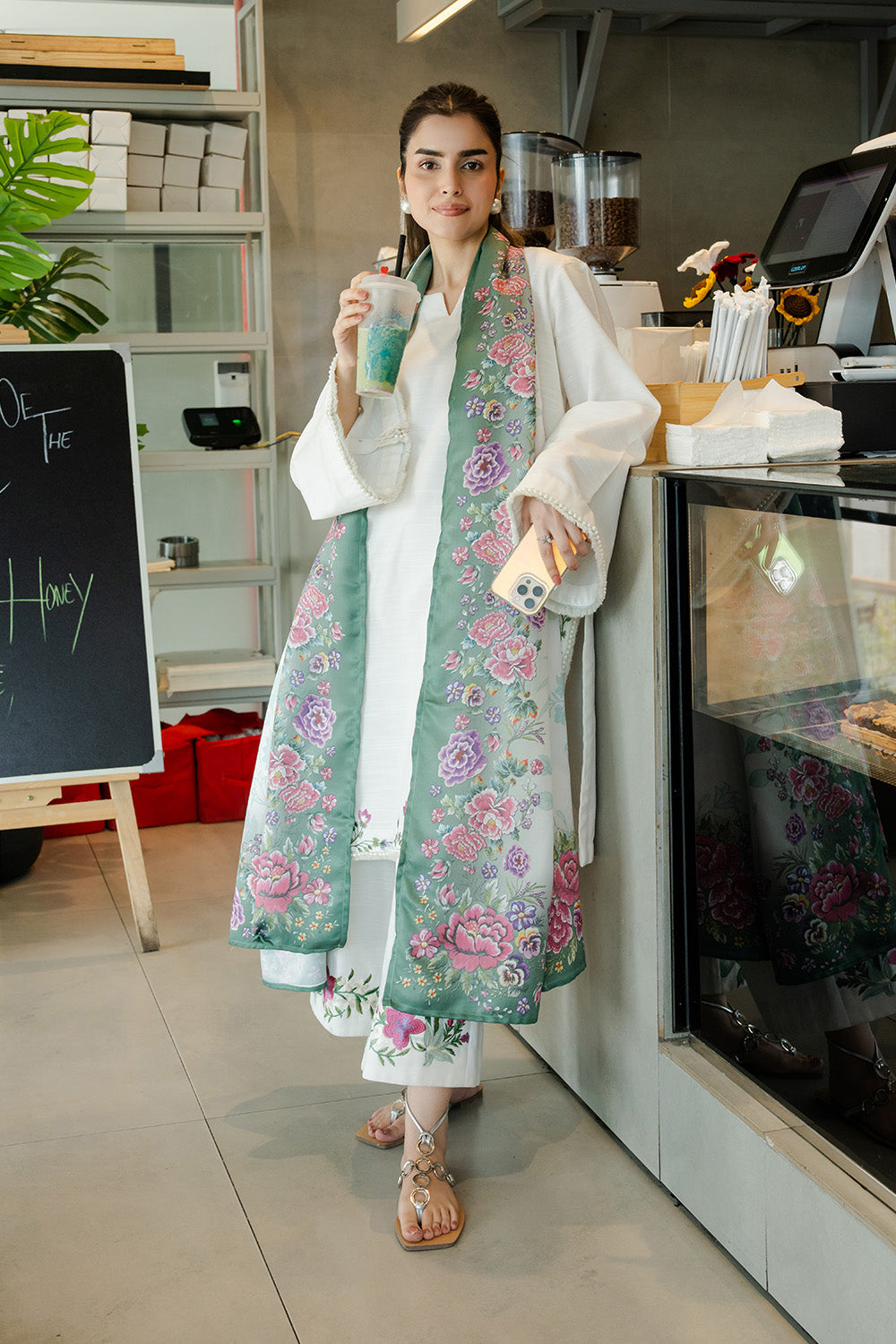 CARAMEL DRIFT - MWS5817 – authentic Pakistani dress from the Latte Layers Pret collection for women in the UK