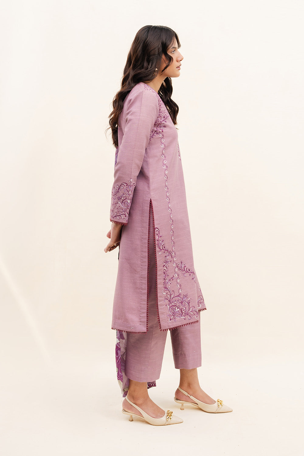 SANDED SOUL - MWS5819 – authentic Pakistani dress from the Latte Layers Pret collection for women in the UK