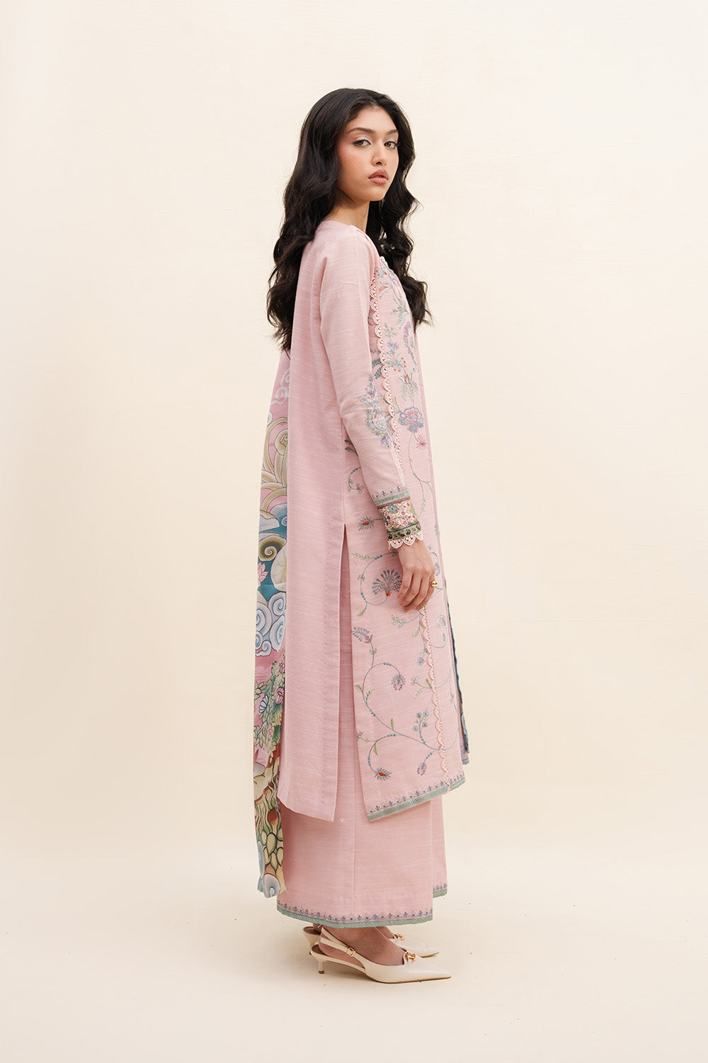 ESPRESSO EASE - MWS5821 – authentic Pakistani dress from the Latte Layers Pret collection for women in the UK