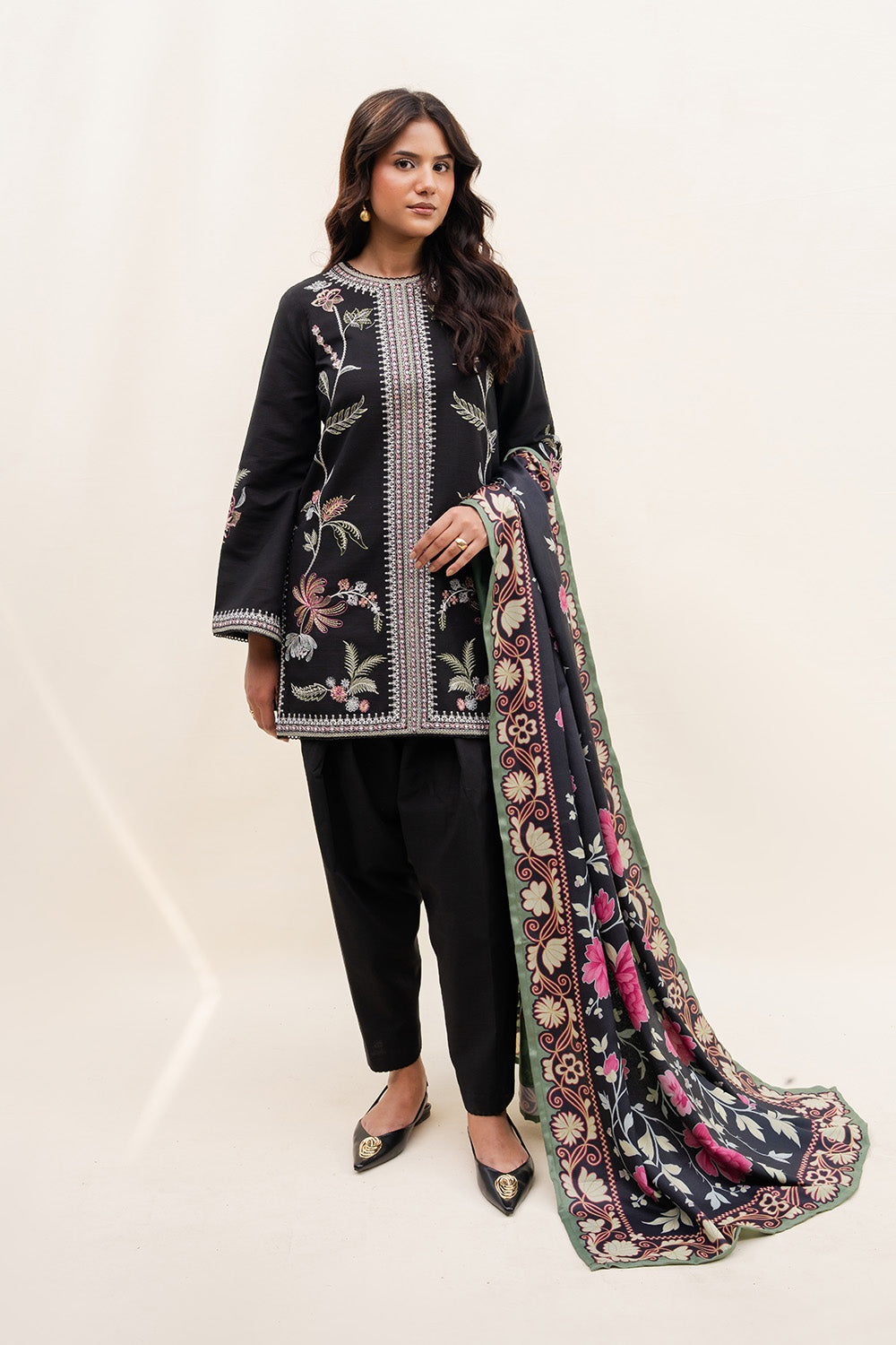 HAZEL HAZE - MWS5823 – authentic Pakistani dress from the Latte Layers Pret collection for women in the UK