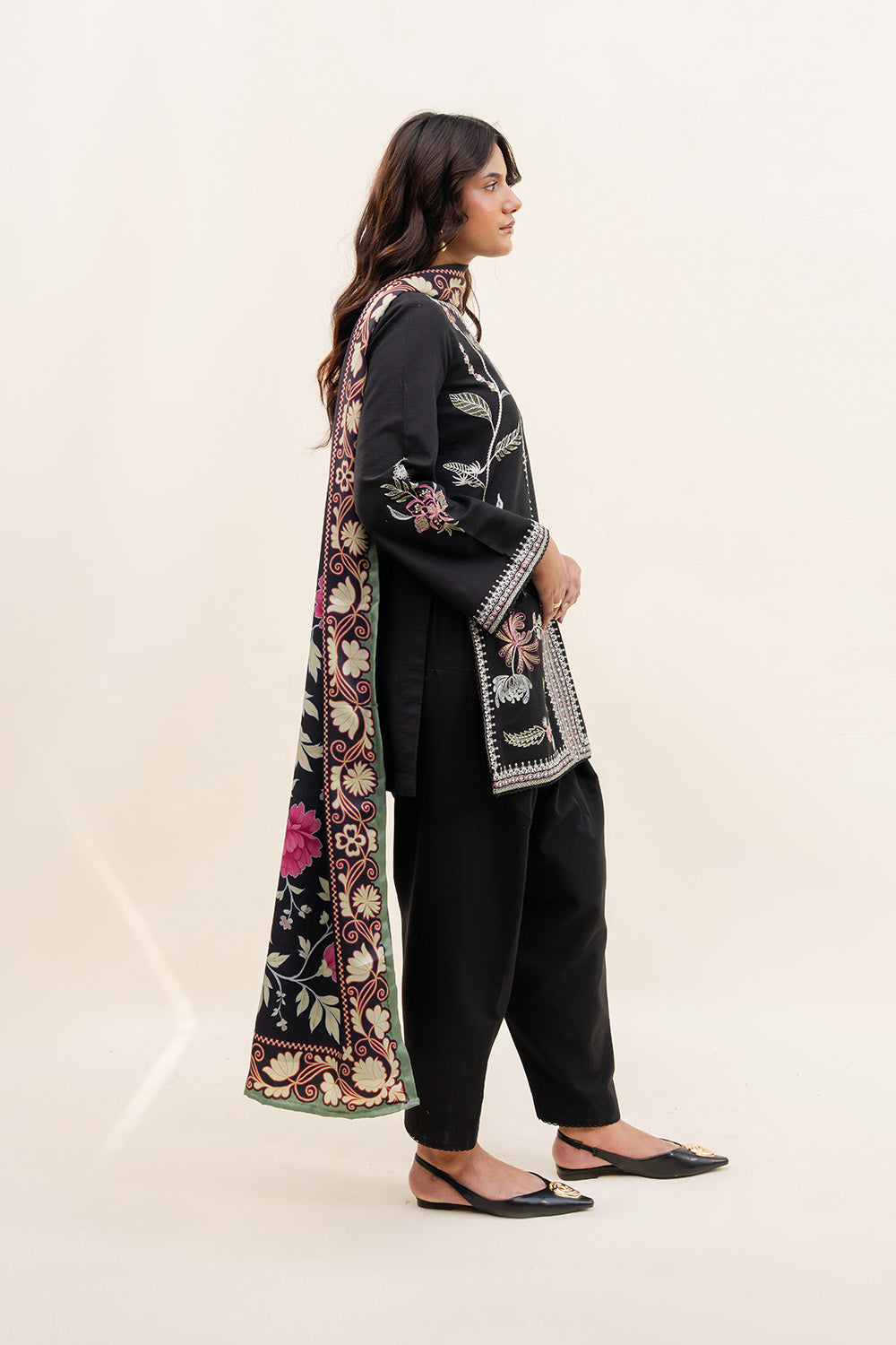HAZEL HAZE - MWS5823 – authentic Pakistani dress from the Latte Layers Pret collection for women in the UK