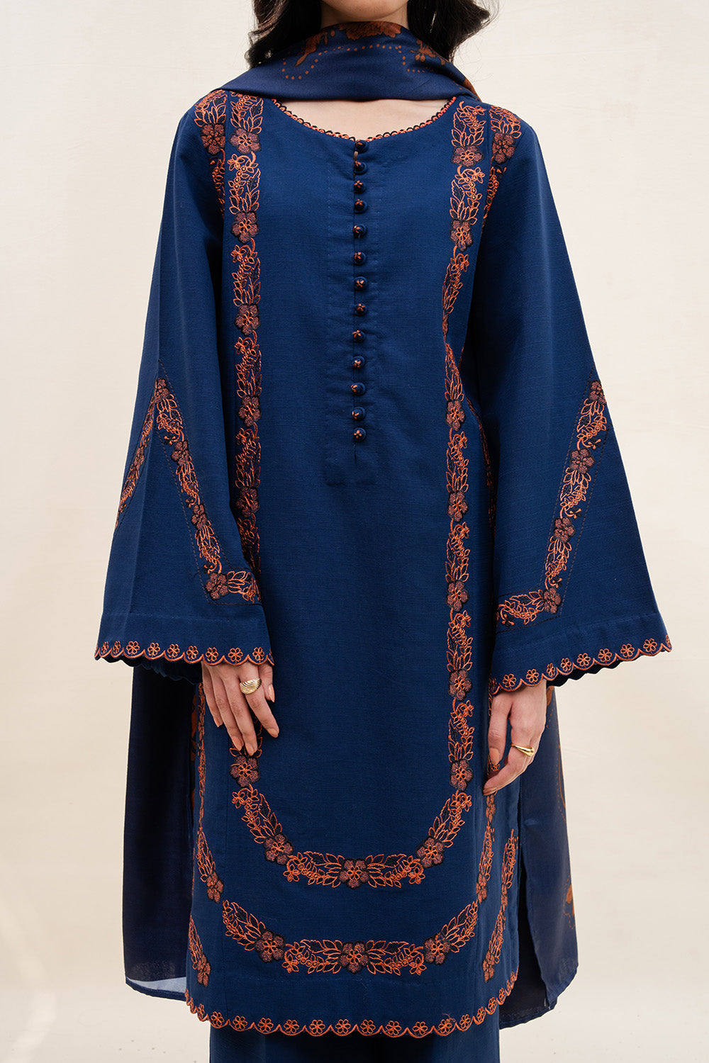 ALMOND VEIL - MWS5826 – authentic Pakistani dress from the Latte Layers Pret collection for women in the UK