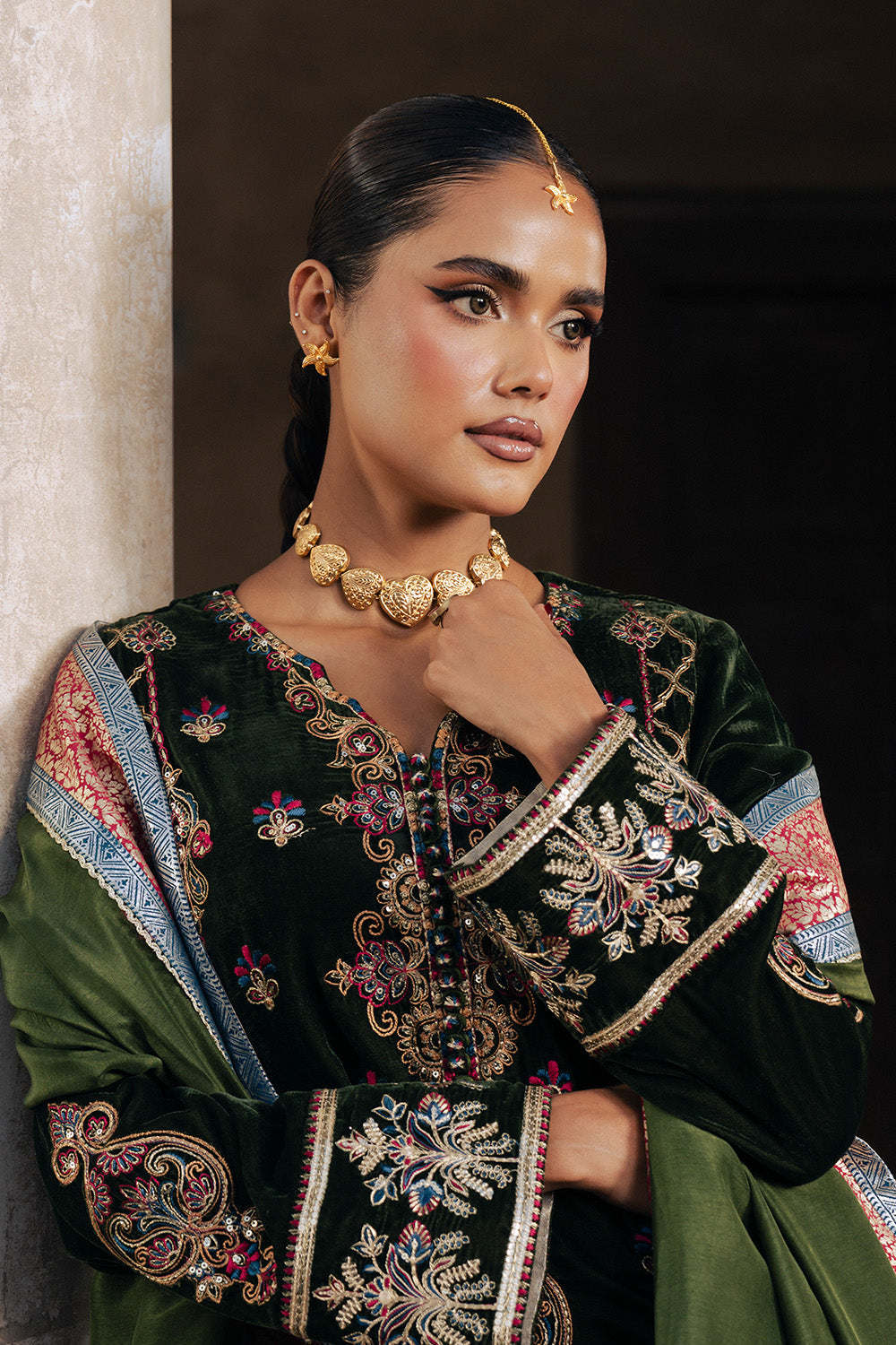 Maryum N Maria | Gulshan e Makhmal | AURELIE - MWS5886 - Formal Dress - available at Maria Faisal in UK and USA.