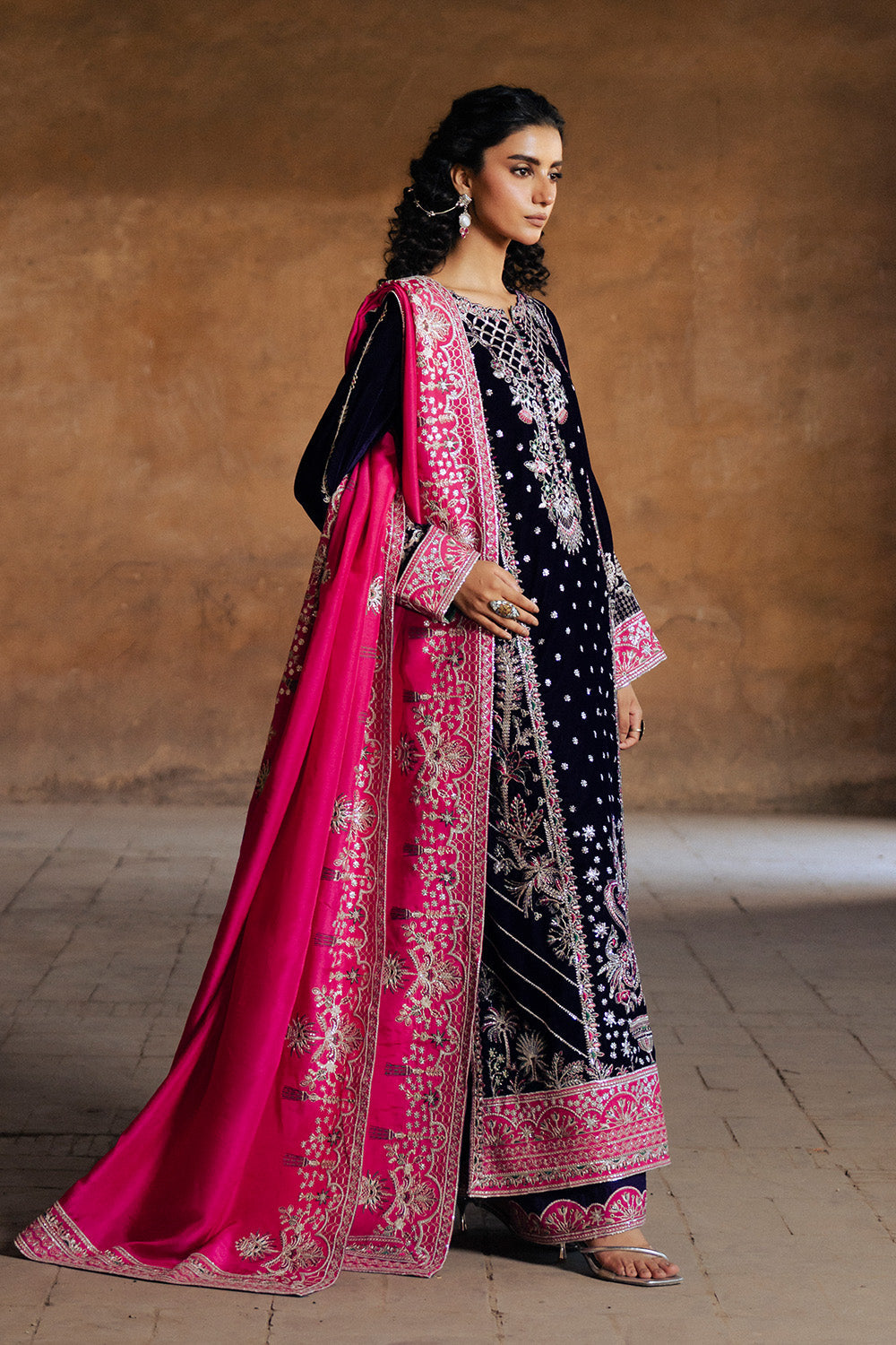 Maryum N Maria | Gulshan e Makhmal | FELICITE - MWS5890 - Formal Dress - available at Maria Faisal in UK and USA.