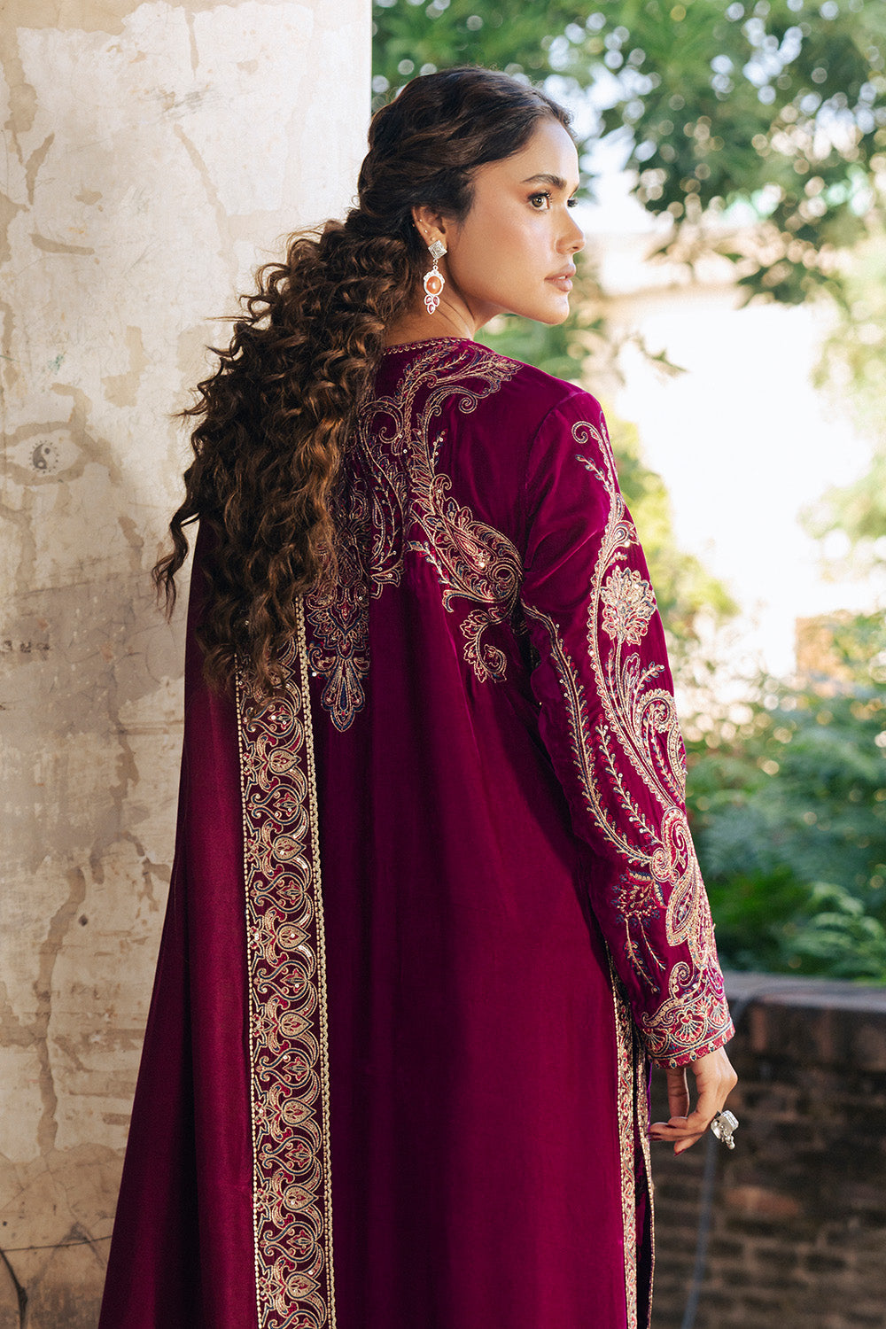 Maryum N Maria | Gulshan e Makhmal | GAeLLE - MWS5891 - Formal Dress - available at Maria Faisal in UK and USA.