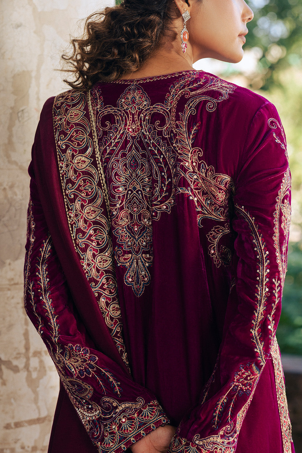 Maryum N Maria | Gulshan e Makhmal | GAeLLE - MWS5891 - Formal Dress - available at Maria Faisal in UK and USA.