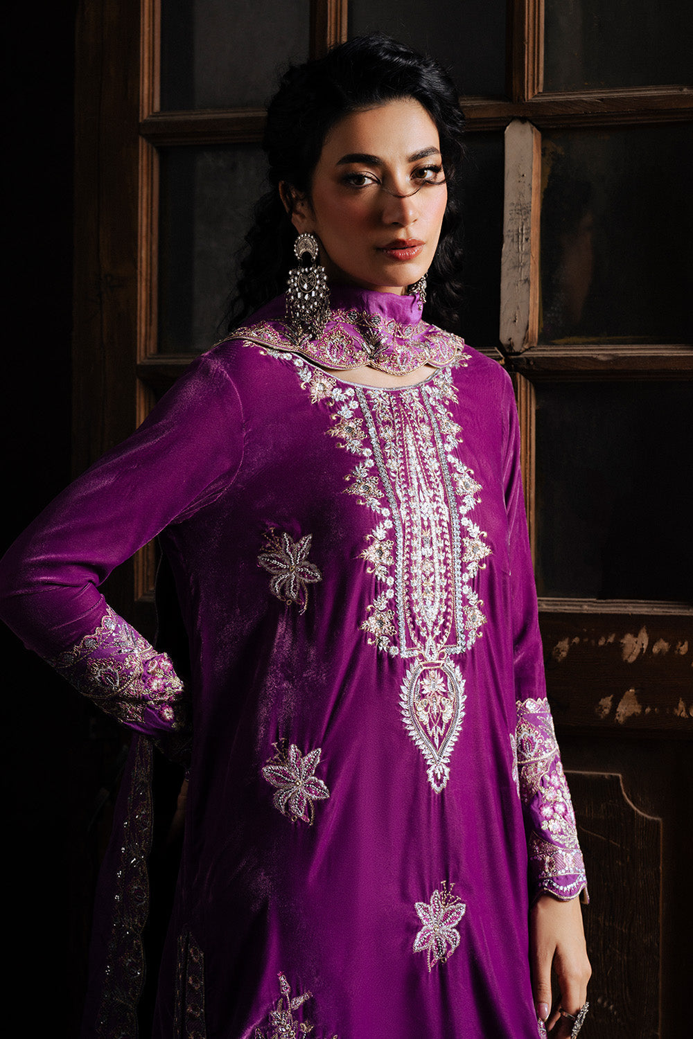 Maryum N Maria | Gulshan e Makhmal | HAYDEE - MWS5892 - Formal Dress - available at Maria Faisal in UK and USA.