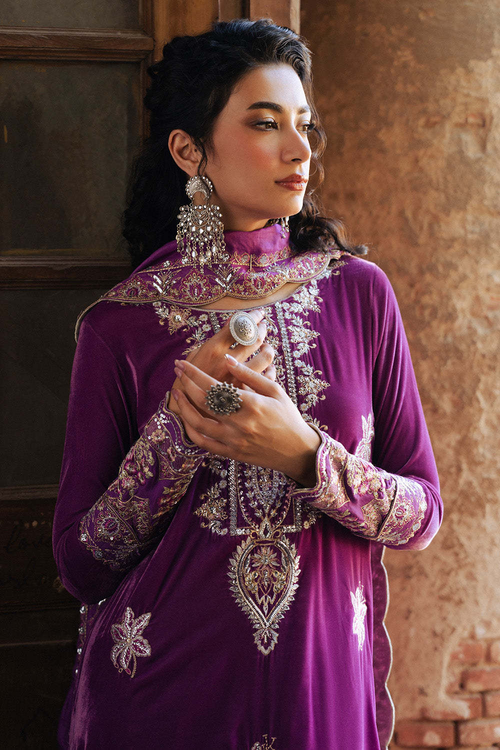 Maryum N Maria | Gulshan e Makhmal | HAYDEE - MWS5892 - Formal Dress - available at Maria Faisal in UK and USA.
