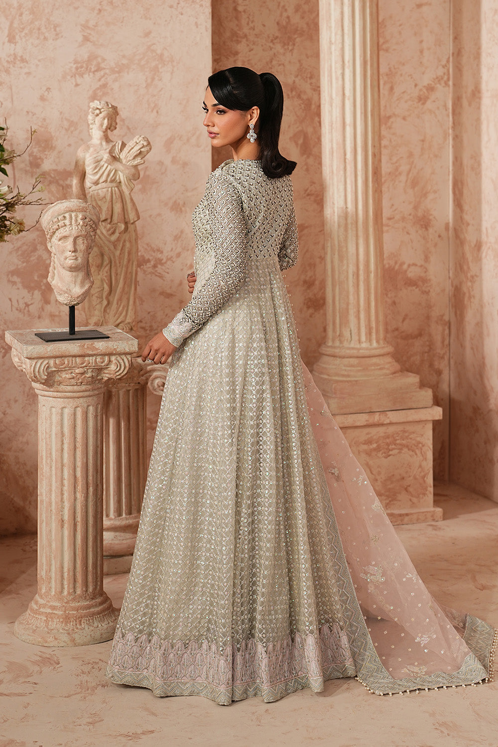 Maryum N Maria | Formal Eid Edit | SAANVI - MWS5950 - Formal Dress - available at Maria Faisal in UK and USA.