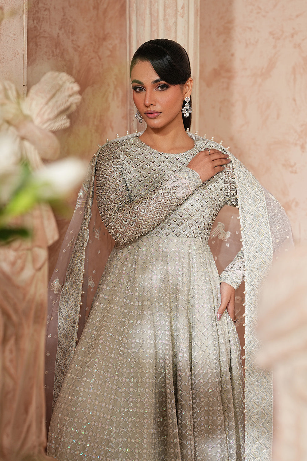 Maryum N Maria | Formal Eid Edit | SAANVI - MWS5950 - Formal Dress - available at Maria Faisal in UK and USA.