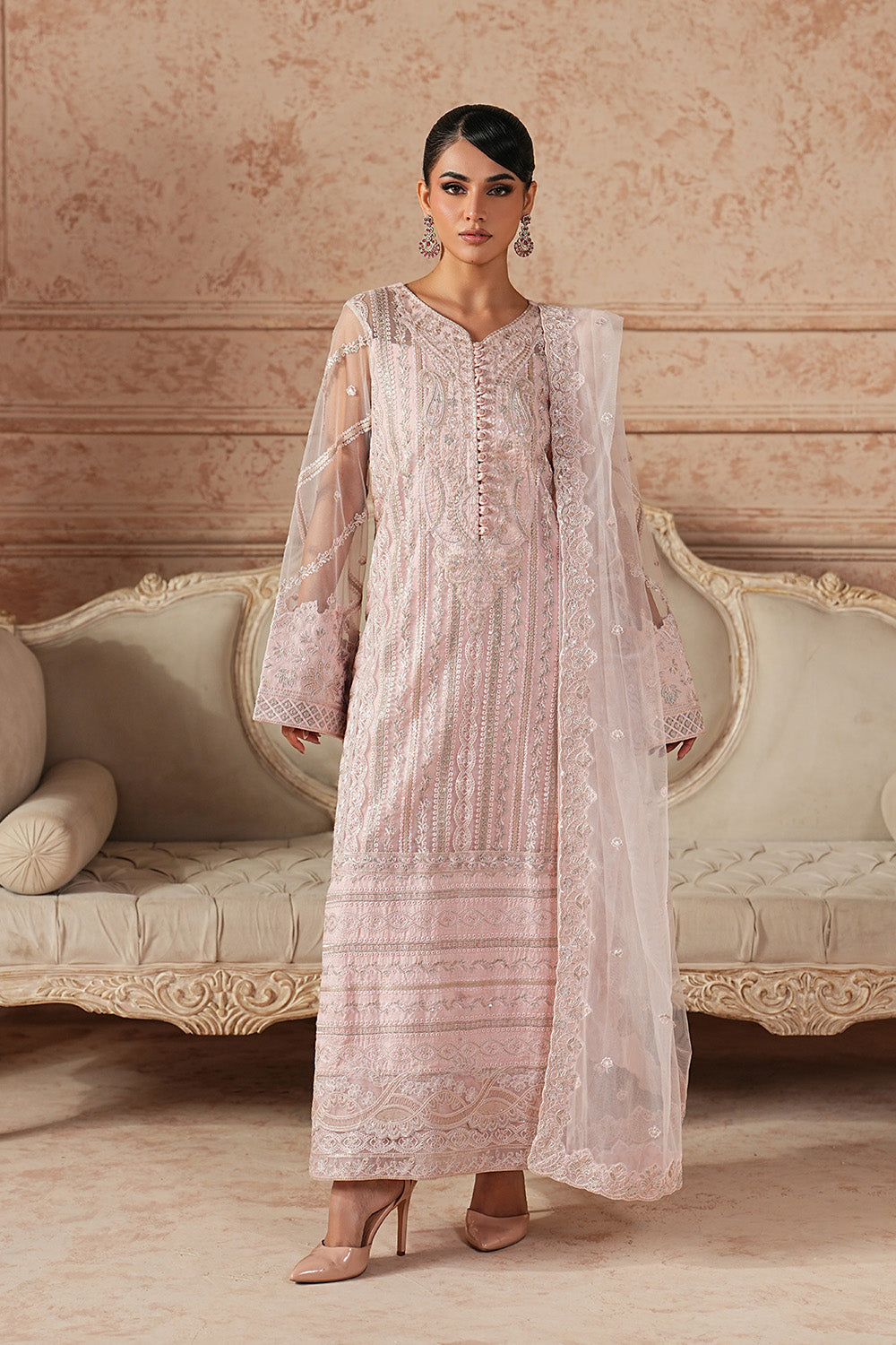 Maryum N Maria | Formal Eid Edit | SAAHANA - MWS5951 - Formal Dress - available at Maria Faisal in UK and USA.