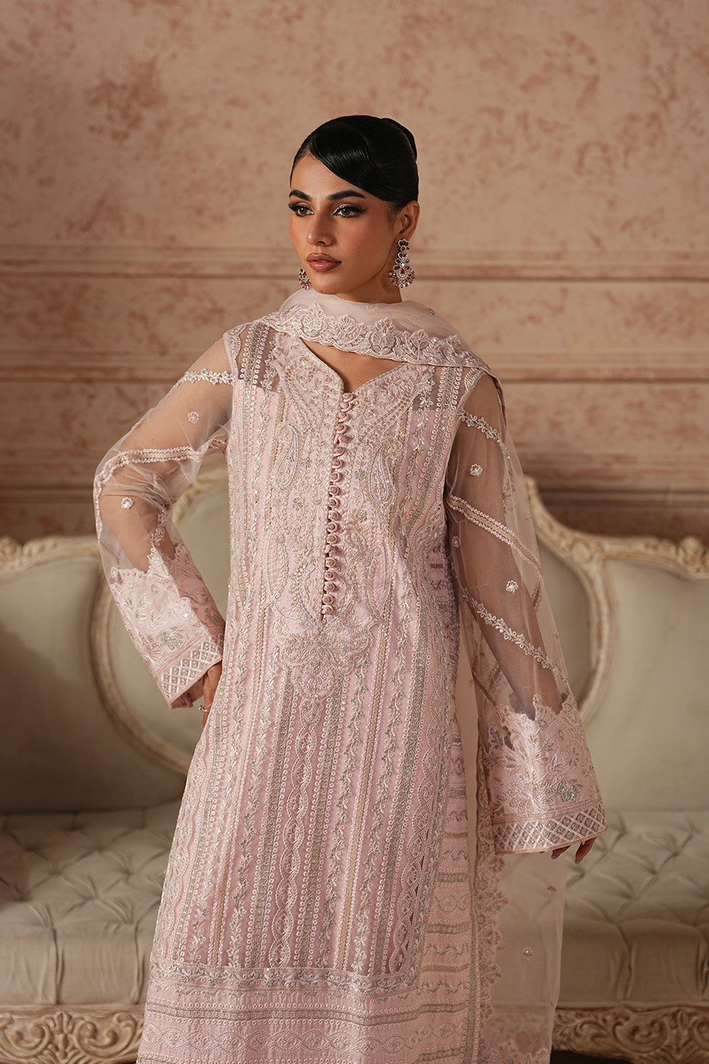 Maryum N Maria | Formal Eid Edit | SAAHANA - MWS5951 - Formal Dress - available at Maria Faisal in UK and USA.