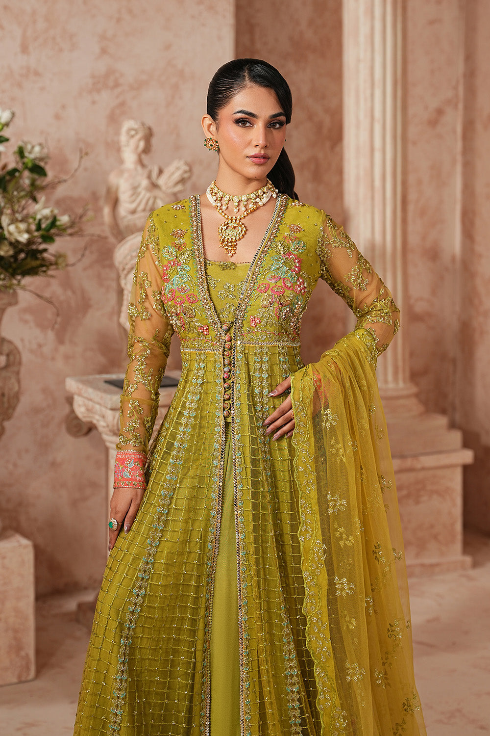 Maryum N Maria | Formal Eid Edit | SAGNEYA - MWS5953 - Formal Dress - available at Maria Faisal in UK and USA.