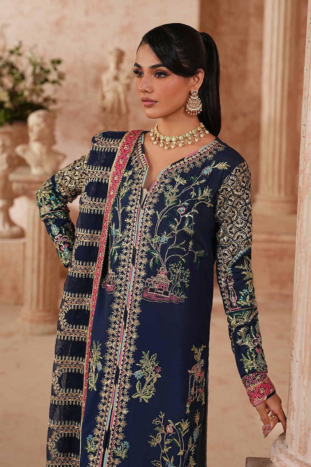 Maryum N Maria | Formal Eid Edit | SAILAJA - MWS5954 - Formal Dress - available at Maria Faisal in UK and USA.