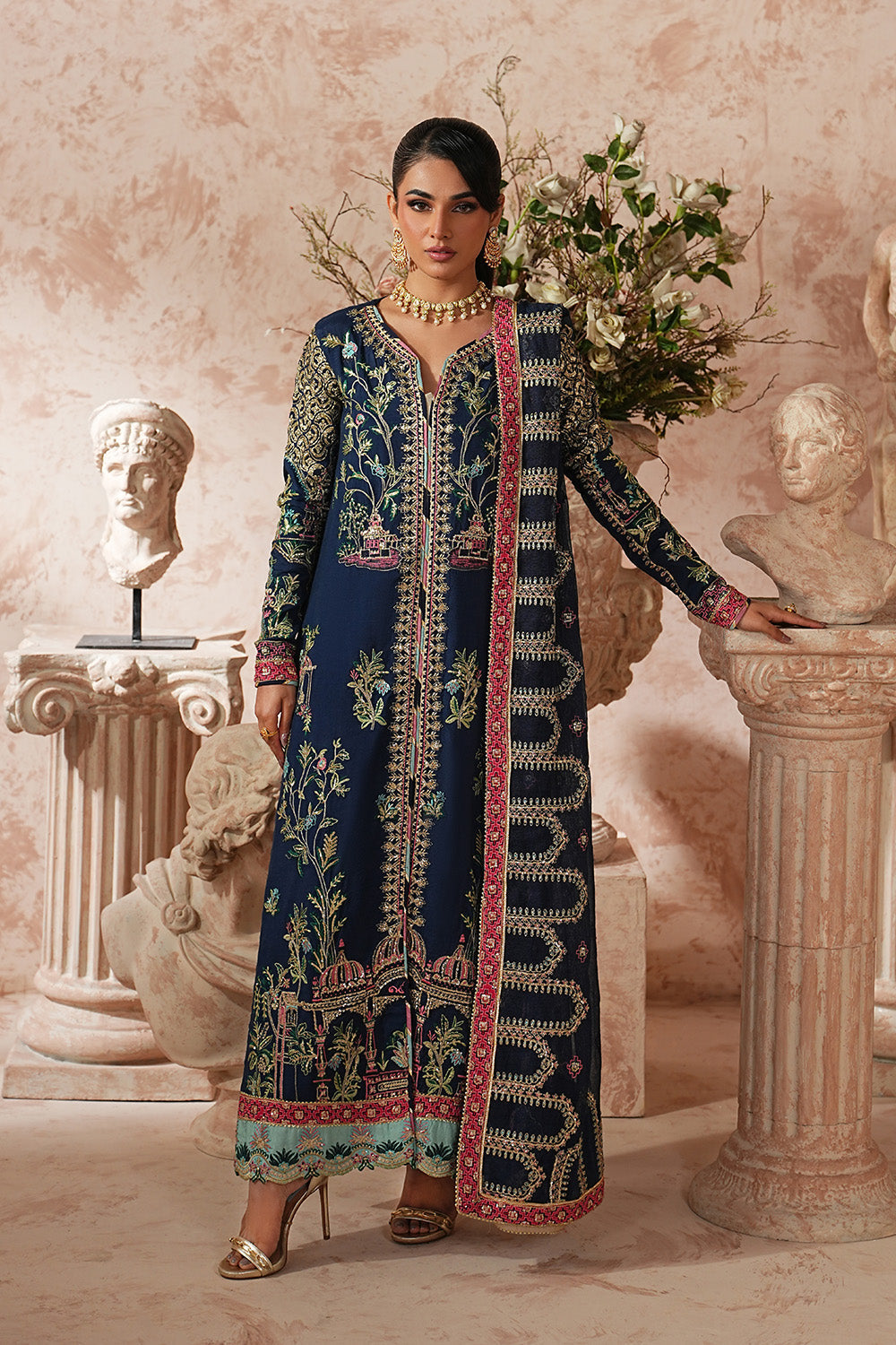Maryum N Maria | Formal Eid Edit | SAILAJA - MWS5954 - Formal Dress - available at Maria Faisal in UK and USA.