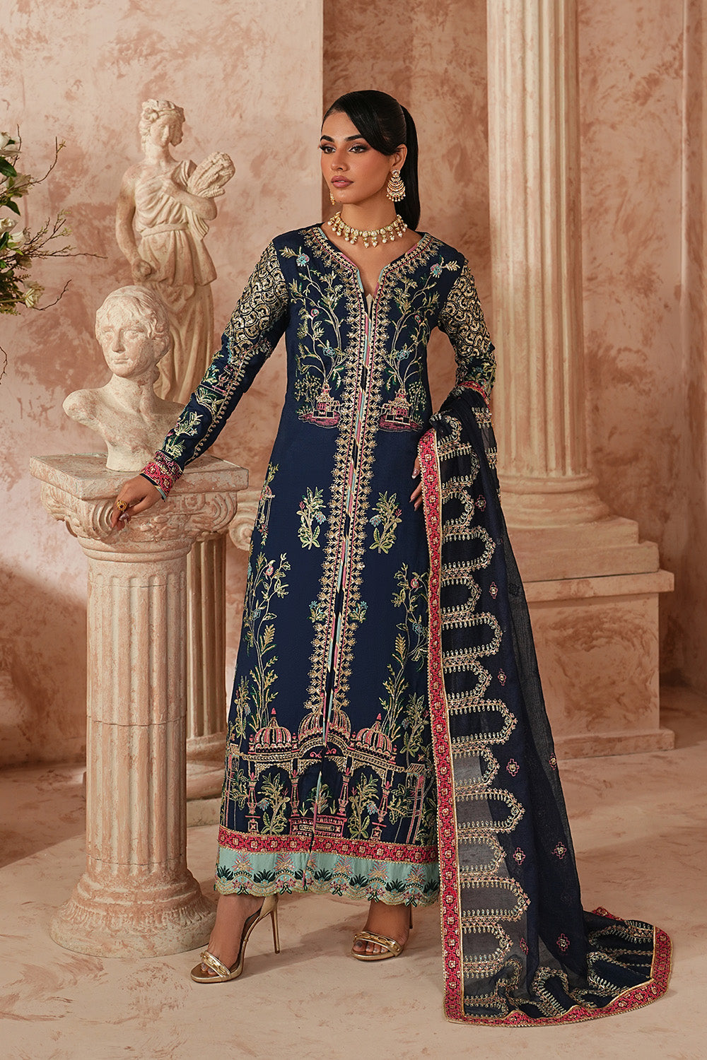 Maryum N Maria | Formal Eid Edit | SAILAJA - MWS5954 - Formal Dress - available at Maria Faisal in UK and USA.
