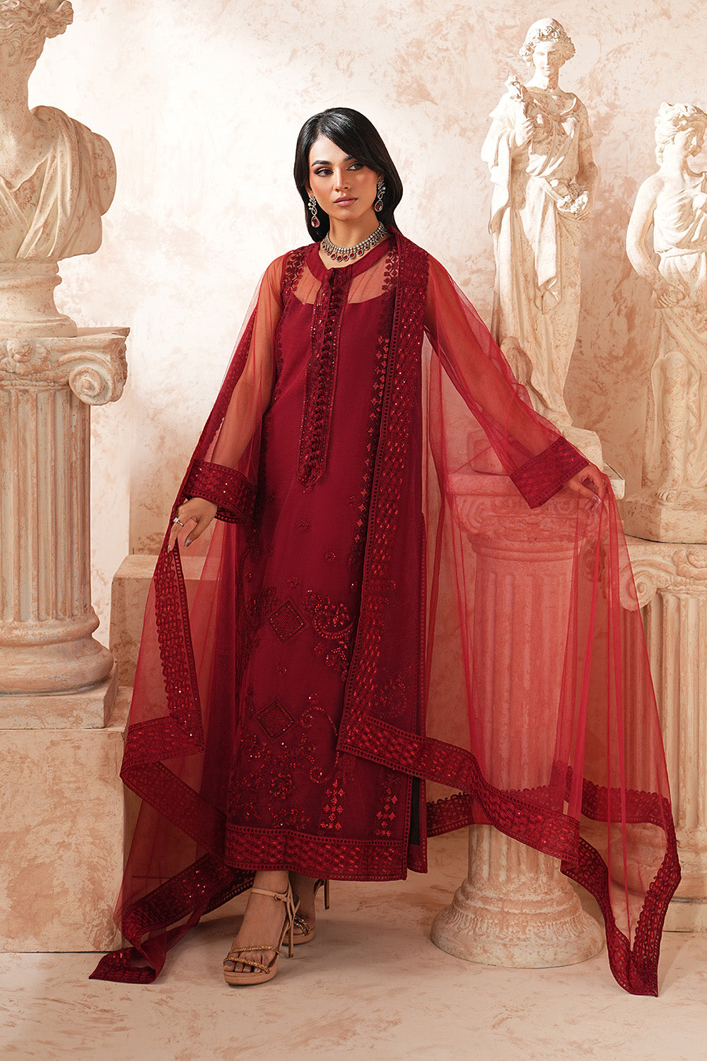 Maryum N Maria | Formal Eid Edit | SALENA - MWS5955 - Formal Dress - available at Maria Faisal in UK and USA.