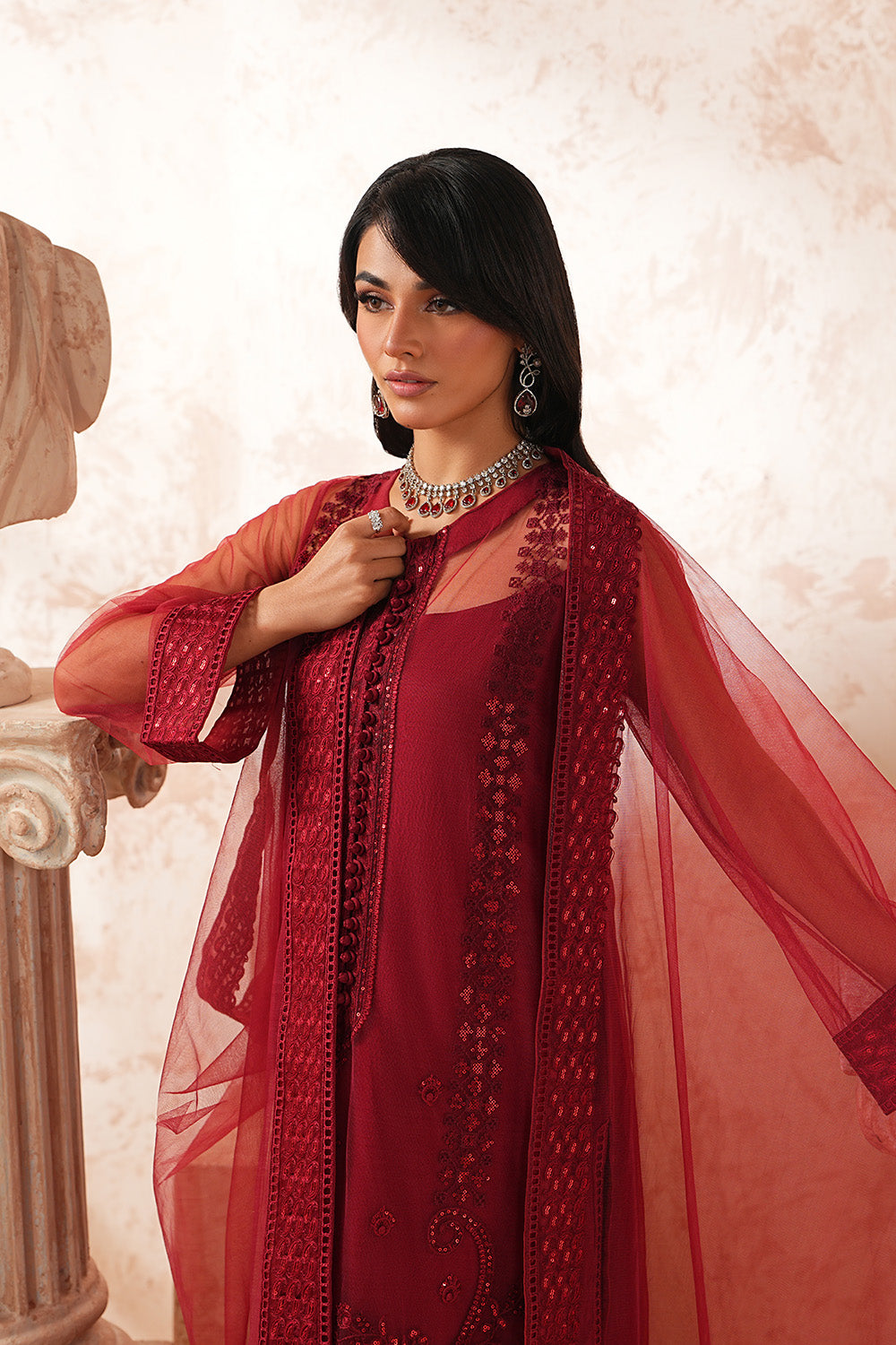 Maryum N Maria | Formal Eid Edit | SALENA - MWS5955 - Formal Dress - available at Maria Faisal in UK and USA.