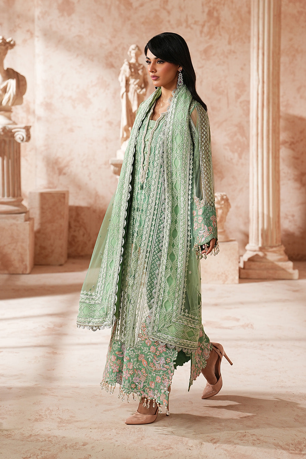 Maryum N Maria | Formal Eid Edit | SANTHANA - MWS5956 - Formal Dress - available at Maria Faisal in UK and USA.