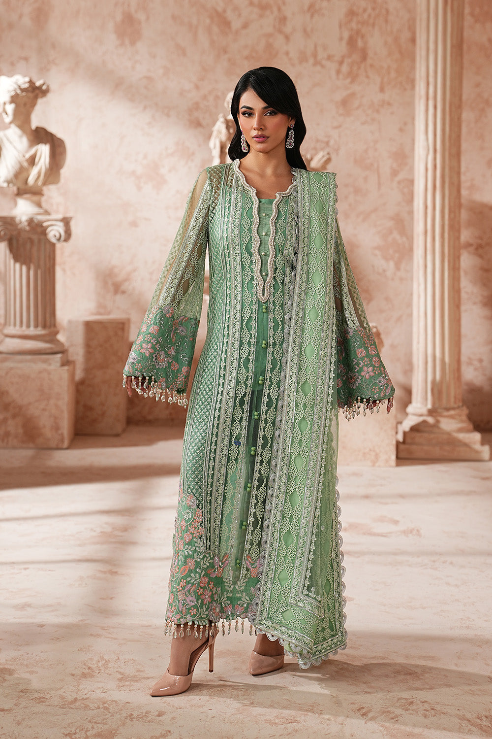 Maryum N Maria | Formal Eid Edit | SANTHANA - MWS5956 - Formal Dress - available at Maria Faisal in UK and USA.