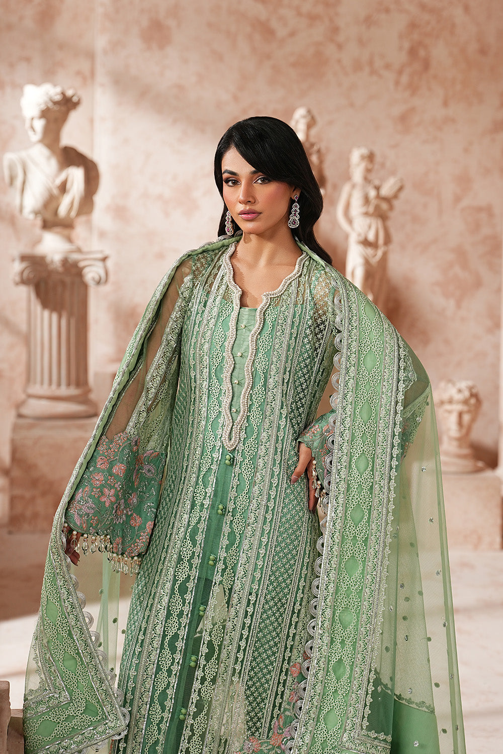 Maryum N Maria | Formal Eid Edit | SANTHANA - MWS5956 - Formal Dress - available at Maria Faisal in UK and USA.