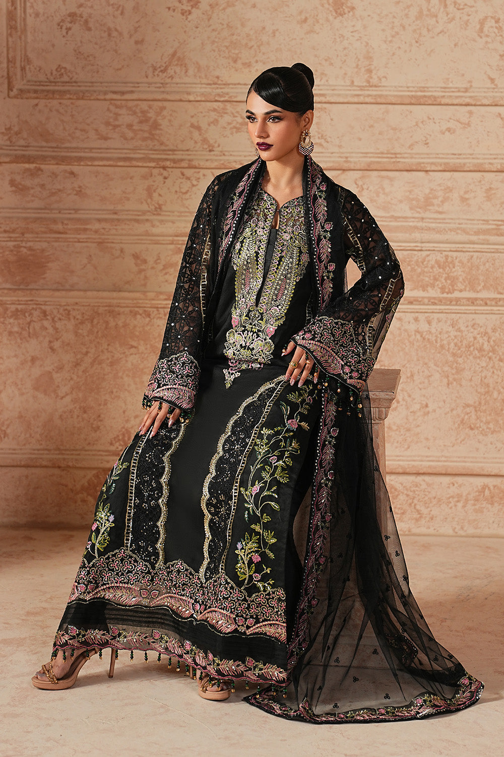 Maryum N Maria | Formal Eid Edit | SANVI - MWS5957 - Formal Dress - available at Maria Faisal in UK and USA.