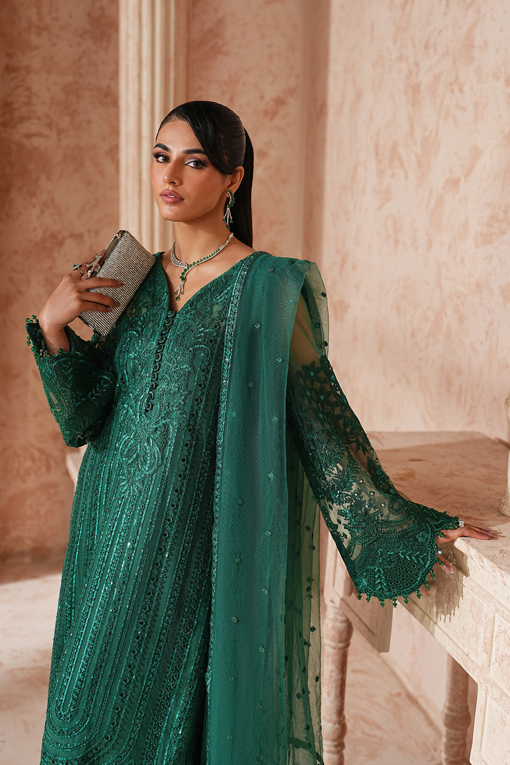 Maryum N Maria | Formal Eid Edit | SASHI - MWS5958 - Formal Dress - available at Maria Faisal in UK and USA.