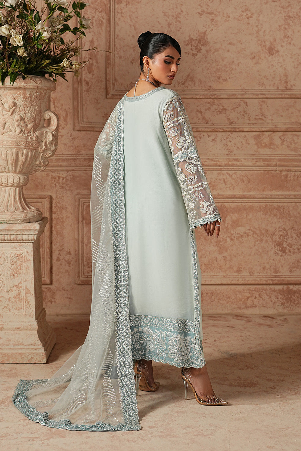 Maryum N Maria | Formal Eid Edit | SELVI - MWS5959 - Formal Dress - available at Maria Faisal in UK and USA.